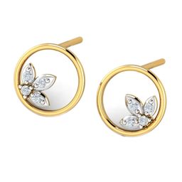 KUBERBOX Valentina 18K Gold Diamond-Studded Earrings - 1.62g-27