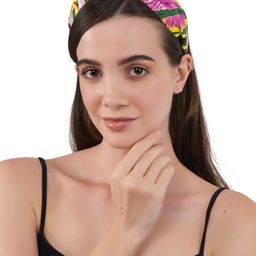 BuckleUp Women Yellow & Pink Hairband-image-91