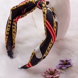 Jewelz Women Black & Red Printed Hairband-47