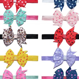 Krelin Girls Set Of 10 Hairbands-picture-49