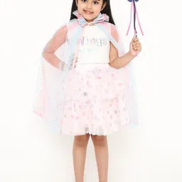 Aye Candy Girls Embellished Crown Hairband With Cape & Butterfly Magic Wand-14