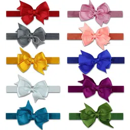 VAGHBHATT Set Of 10 Bows Headbands image 3