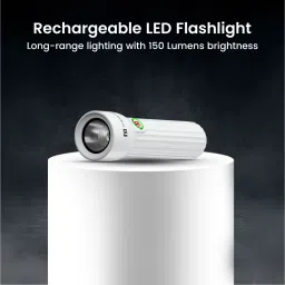 portronics Eco Glow Mini LED Rechargeable Torch Light, Type C Input, Long Working Hours Torch image 2