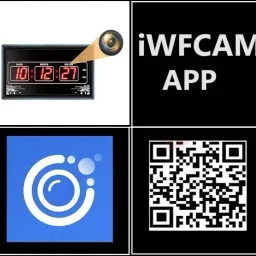 FREDI HD PLUS Spy Wifi Wall Clock Audio and Video Recording with 24hr Live Streaming Security Camera image 2