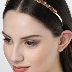 NVR Embellished Metal Hairband-34