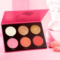 DE'LANCI 6 Color Highligher Palette for Dark Skin-43