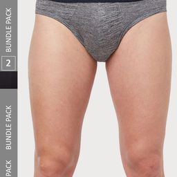 Zoiro Men Pack Of 2 Anti Bacterial Finish Basic Briefs-picture-45