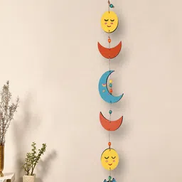 AAKRITI ART CREATIONS Red & Yellow Kitty Wind Chime-image-29