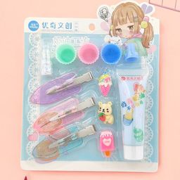 Yellow Bee Girls DIY Resin Art Kits With Glitter Clips And Tools-58
