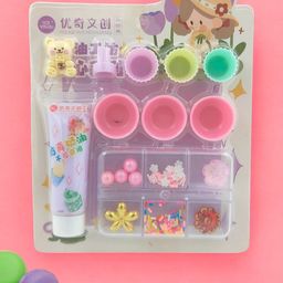 Yellow Bee Cup Cakes And Ice Cream Themed DIY Resin Craft Kits-43