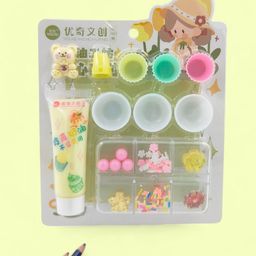 Yellow Bee Cup Cakes And Ice Cream Themed DIY Resin Craft Kits-12
