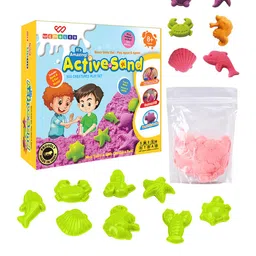 WEMBLEY Kids 8 Different Shapes Active Sand Art & Craft-picture-15