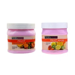 FEELHIGH Set of Fruit Face Mask & Cream with Orange Peel - 500 ml each-52