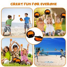 WEMBLEY Kids Orange Colored Squap Catch Ball Game Set-38