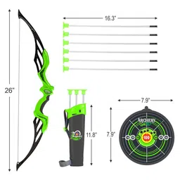 PLANET of Toys Bow and Arrow Set Includes 3 Suction Cup Arrows image 4