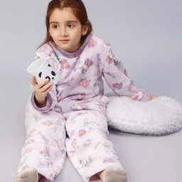 bubble berry Girls Printed Night suit-picture-16