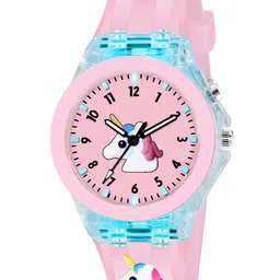 Shocknshop Printed Dial & Straps Scratch Resistant Analogue Watch LED Unicorn 327-52