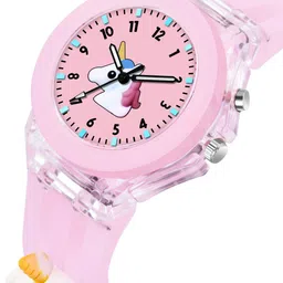 Shocknshop Printed Dial & Straps Scratch Resistant Analogue Watch LED Unicorn 327 image 2