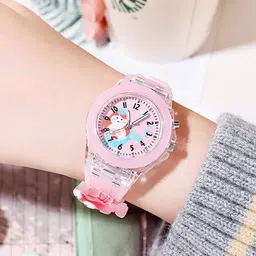Shocknshop Printed Dial & Straps Scratch Resistant Analogue Watch LED Unicorn 327 image 5