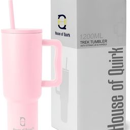 HOUSE OF QUIRK Pink Printed Stainless Steel Glossy Mug-10