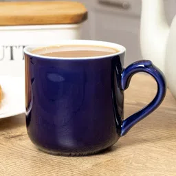 London Pottery Blue & White Stoneware Glossy Mug-250ml-image-11