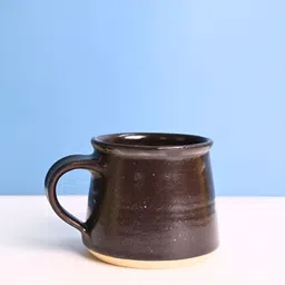 WEAVING HOMES Charcoal Solid Ceramic Glossy Mugs Set of Cups and Mugs-54