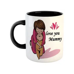 ARTBUG Black & White Printed Ceramic Glossy Dishwasher And Microwave Safe Mug 350ml-17