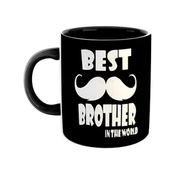 ARTBUG Black Printed Dishwasher and Microwave Safe Text or Slogans Ceramic Glossy Mug-13