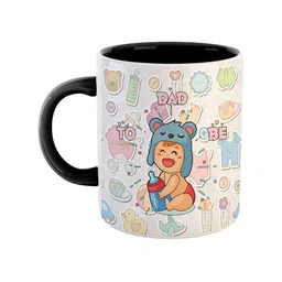 ARTBUG Black & White Printed Ceramic Glossy Mug 350 ml-image-93