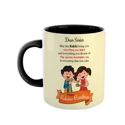 ARTBUG Black & White Dishwasher Safe Printed Ceramic Glossy Mug 350 ml-48