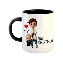 ARTBUG Black & White Printed Ceramic Glossy Mug 350 ml-image-67