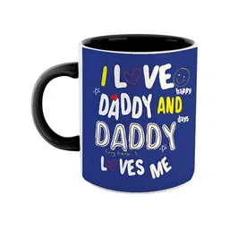 ARTBUG Black Printed Ceramic Glossy Mugs 350 ml-17
