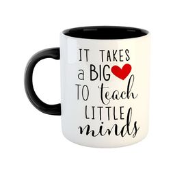 ARTBUG Black & White Typography Printed Ceramic Glossy Mug 350 ml-11