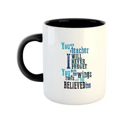 ARTBUG Black White Printed Ceramic Glossy Mugs 350 ml-10