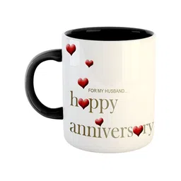 ARTBUG Black & White Printed Ceramic Glossy Mug 350 ml-image-95