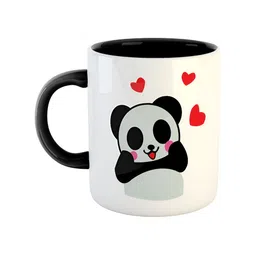 ARTBUG Black White Printed Ceramic Glossy Mugs 350 ml-56