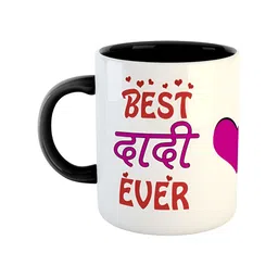 ARTBUG Black White Printed Ceramic Glossy Mugs 350 ml-8