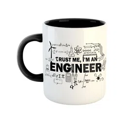 ARTBUG Black and White Printed Ceramic Glossy Mug 350 ml-5