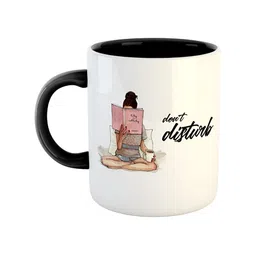 ARTBUG Black and White Printed Ceramic Glossy Mug 350 ml-3