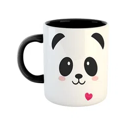 ARTBUG Black & White Panda Graphic Printed Ceramic Glossy Mug 350 ml-2