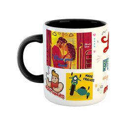 ARTBUG Black & White Life Is As FILMY Printed Ceramic Glossy Mug 350 ml-17