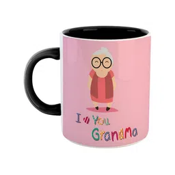 ARTBUG Black & Pink Text Or Slogans Printed Ceramic Glossy Mug 350ml-9