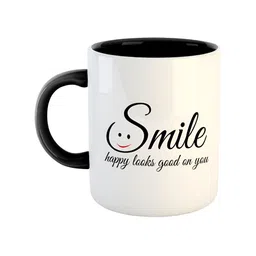 ARTBUG Black and White Printed Ceramic Glossy Mugs 350 ml-3