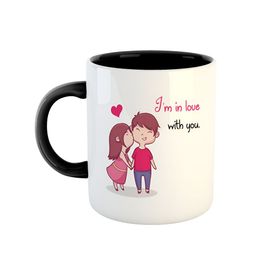 ARTBUG Black & White Printed Ceramic Glossy Mug 350 ml-30