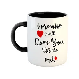 ARTBUG  Black & White Printed Ceramic Glossy Mug 350 ml-0