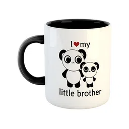 ARTBUG Black Printed Ceramic Glossy Mug-4