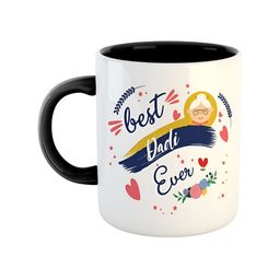 ARTBUG Black & White Printed Ceramic Glossy Mug 350 ml-38