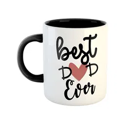 ARTBUG Black & White Text Or Slogans Printed Ceramic Glossy Mug 350ml-4
