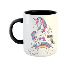 ARTBUG Black Printed Dishwasher and Microwave Safe Text or Slogans Ceramic Glossy Mug-14