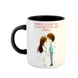 ARTBUG Black & White Dishwasher Safe Printed Ceramic Glossy Mug 350 ml-57